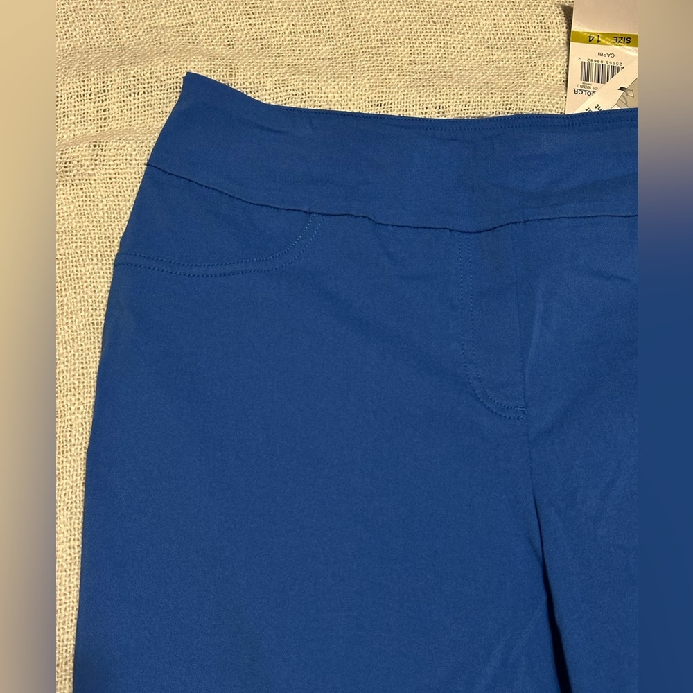 Ruby Rd Blue Capri - Picture 2 of 4